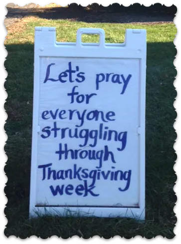 Thanksgiving thoughts from Megan